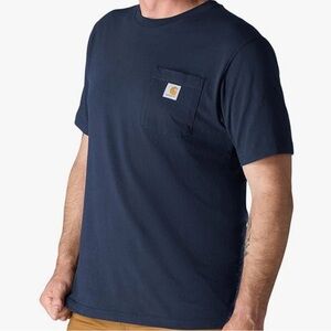 Carhartt Men's Dark Blue Short Sleeve Tee